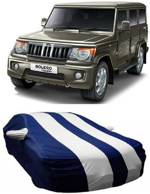 SHT Car Cover For Mahindra Bolero (With Mirror Pockets)(Multicolor)