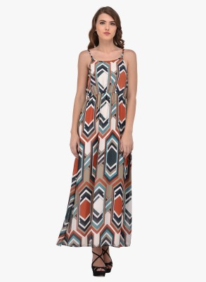 PURYS Women Maxi Multicolor Dress