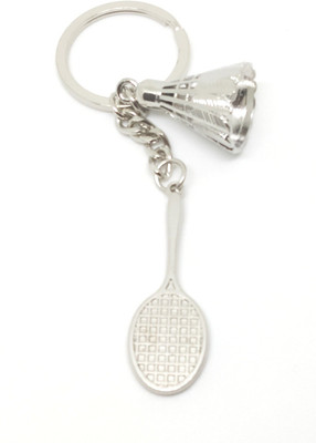 Trunkin TRN3057 Fancy Badminton Racket Shuttle Set Keychain Key Chain