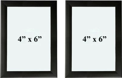 Angel Infinite MDF Wall Photo Frame(Black, 1 Photo(s), 4 x 6)