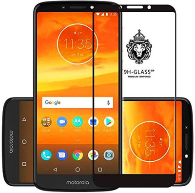 9H Edge To Edge Tempered Glass for Motorola Moto E5 Plus (5D Tempered glass)(full glue)(Pack of 1)