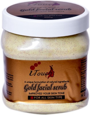 I TOUCH HERBAL GOLD FACIAL SCRUB 500 GM Scrub(500 g)