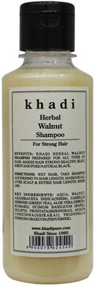 Khadi Pure Herbal Walnut Shampoo (Pack of 1)(210 ml)