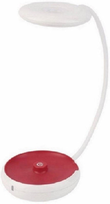 AKR CREATIVE Table Lamp (14 cm, Multicolor) Study Lamp(20 cm, Red)