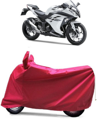 MoTRoX Two Wheeler Cover for Kawasaki(Ninja 300, Red)