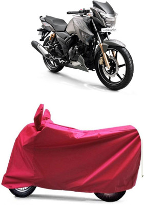 MoTRoX Two Wheeler Cover for TVS(Apache RTR 180, Red)
