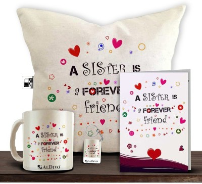 alDivo Mug, Cushion, Greeting Card, Keychain Gift Set