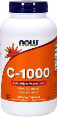 Now Foods C-1000 With 100 Mg Of Bioflavonoids 250 Veg Capsules(250 No)