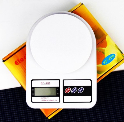 Skylight Advanced Kitchen Scale|Digital Display |Up to 10 kg capacity |Multi purpose Weighing Scale(White)