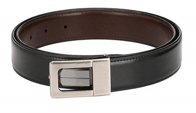 new pine Men Formal, Casual, Party, Evening Black, Brown Artificial Leather Reversible Belt
