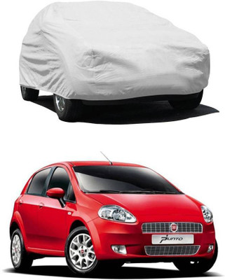 AutoRetail Car Cover For Fiat Punto (Without Mirror Pockets)(Silver)