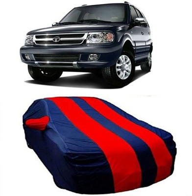PREMIUM Car Cover For Tata Safari Dicor (With Mirror Pockets)(Red)