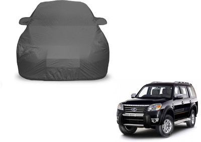 Amanzo Car Cover For Ford Endeavour (With Mirror Pockets)(Grey)