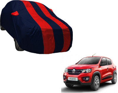 Auto Hub Car Cover For Renault Kwid (With Mirror Pockets)(Multicolor)