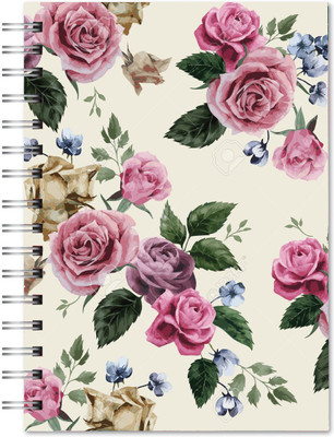 Family store Spriral pad Regular Notebook Single Ruler 500 Pages(Multicolor)