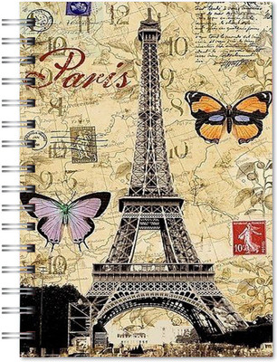 Family store Spriral pad Regular Notebook Single Ruler 500 Pages(Multicolor)
