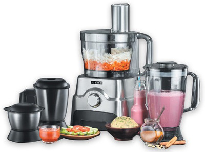 Usha FP 3811 1000 W Food Processor(Black, Silver)