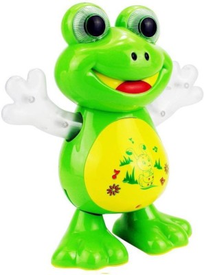 FIDO Dancing Frog with Music Flashing Lights and Real Dancing Action(Multicolor)