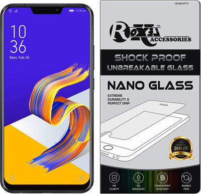 Roxel Nano Glass for Asus ZenFone 5Z (Midnight Blue, 256 GB) (8 GB RAM)(Pack of 1)