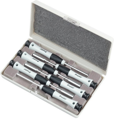 Proskit 6Pcs Precision Nut rive Set Standard Screwdriver Set(Pack of 6)