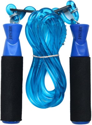 Resh Blue adjustable Ball Bearing Skipping RopeBlue Length 275 cm