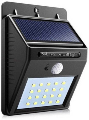 Goodsmaze LED Light PIR Motion Sensor Wall lamp Solar Light Set(Wall Mounted Pack of 1)