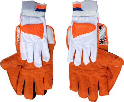 JetFire Regular Wicket Keeping Gloves Combo With Inner Gloves (Men, Orange) Wicket Keeping Gloves(Orange)