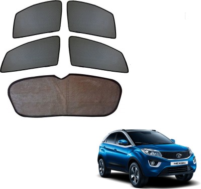 KOZDIKO Side Window, Rear Window Sun Shade For Tata Nexon(Black)