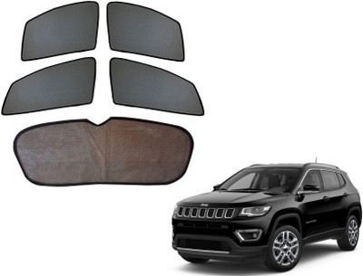 KOZDIKO Side Window, Rear Window Sun Shade For Jeep Compass(Black)