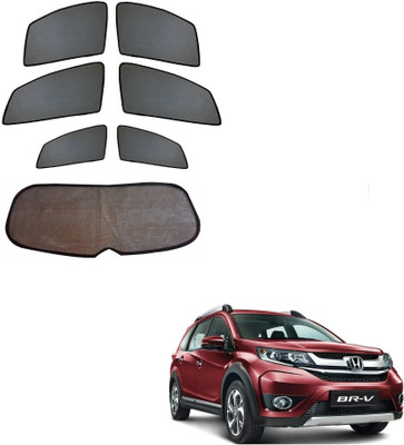 AuTO ADDiCT Side Window, Rear Window Sun Shade For Honda BRV(Black)