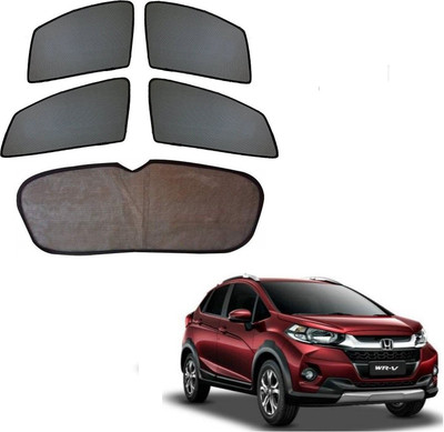 AuTO ADDiCT Side Window, Rear Window Sun Shade For Honda WRV(Black)