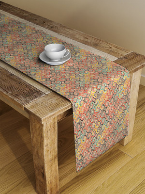 Alina decor Multicolor 137.16 cm Table Runner(Polyester)