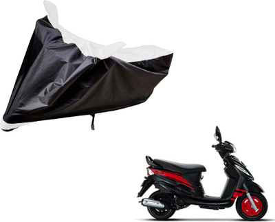 Auto Hub Two Wheeler Cover for Mahindra(Rodeo, Black, White)