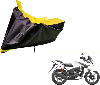 Auto Hub Two Wheeler Cover for Hero(Ignitor, Black, Yellow)