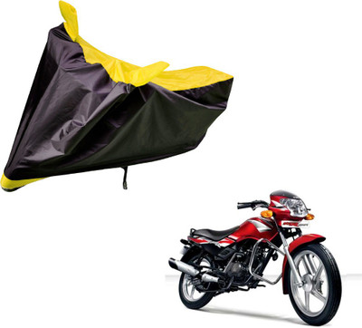Auto Hub Two Wheeler Cover for TVS(Star Sport, Black, Yellow)
