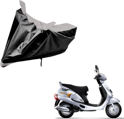 Auto Hub Two Wheeler Cover for Mahindra(Duro, Black, Silver)