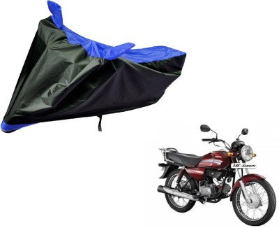 Auto Hub Two Wheeler Cover for Hero(HF Dawn, Black, Blue)