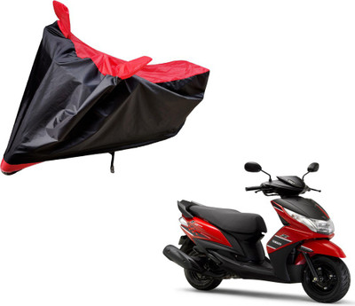 Auto Hub Two Wheeler Cover for Yamaha(Ray Z, Black, Red)