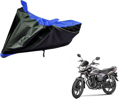 Amanzo Two Wheeler Cover for Honda(CB Shine, Black, Blue)