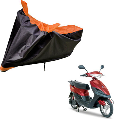 Auto Hub Two Wheeler Cover for Universal For Bike(Yo Spark, Black, Orange)