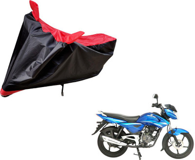 Amanzo Two Wheeler Cover for Bajaj(Black, Red)
