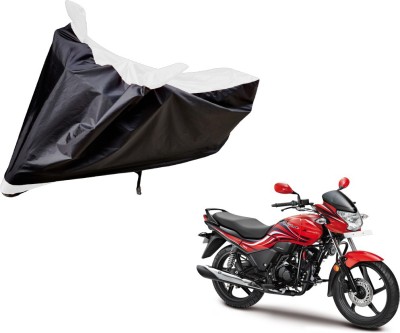 Auto Hub Two Wheeler Cover for Hero(Passion Xpro, Black, White)