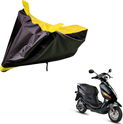 Auto Hub Two Wheeler Cover for Hero(Electric Cruz, Black, Yellow)