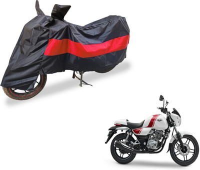 Auto Hub Two Wheeler Cover for Universal For Bike(Black, Red)