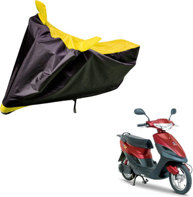 Auto Hub Two Wheeler Cover for Universal For Bike(Yo Spark, Black, Yellow)