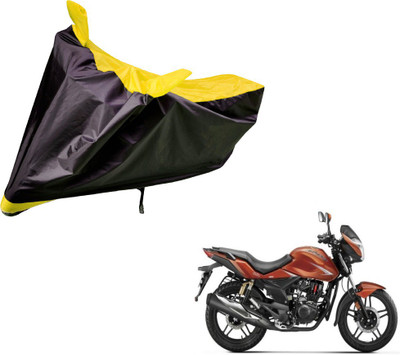 Auto Hub Two Wheeler Cover for Hero(CBZ Extreme, Black, Yellow)