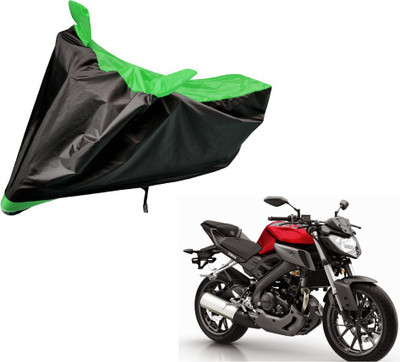 Auto Hub Two Wheeler Cover for Suzuki(Gixxer, Black, Green)