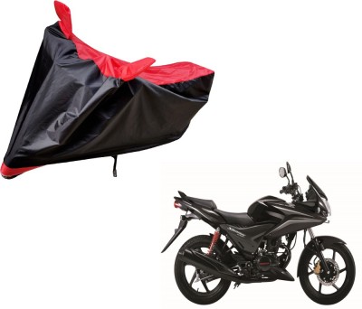 Auto Hub Two Wheeler Cover for Honda(CBF Stunner, Black, Red)