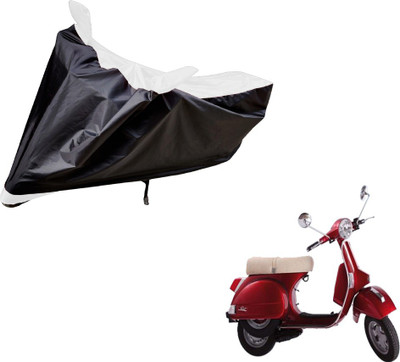 Auto Hub Two Wheeler Cover for LML(Star Euro, Black, White)