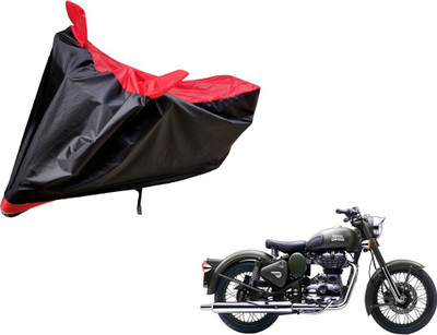 Auto Hub Two Wheeler Cover for Royal Enfield(Battle Green, Black, Red)